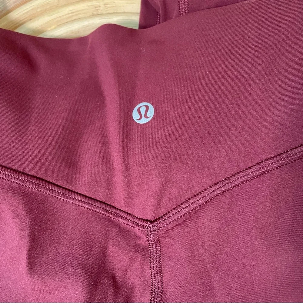 🆕 Lululemon align jogger color : red merlot size 4 NWT - Picture 4 of 5